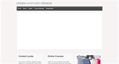 Desktop Screenshot of lyndamaynarddesign.com
