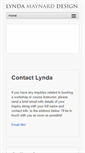 Mobile Screenshot of lyndamaynarddesign.com